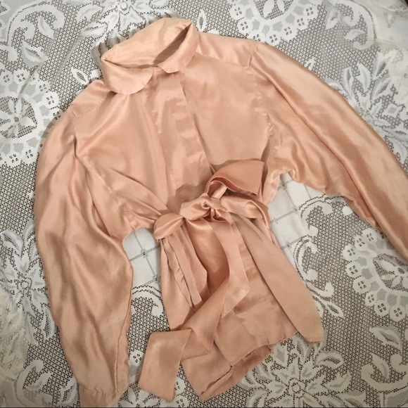 Vintage Tops - silk blouse